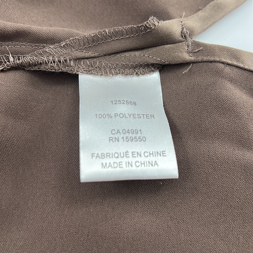 Maison D’Amelie Satin Tunic Length Blouse - Picture 10 of 10